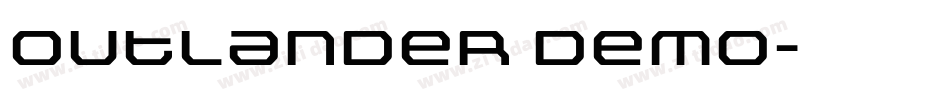 Outlander Demo字体转换